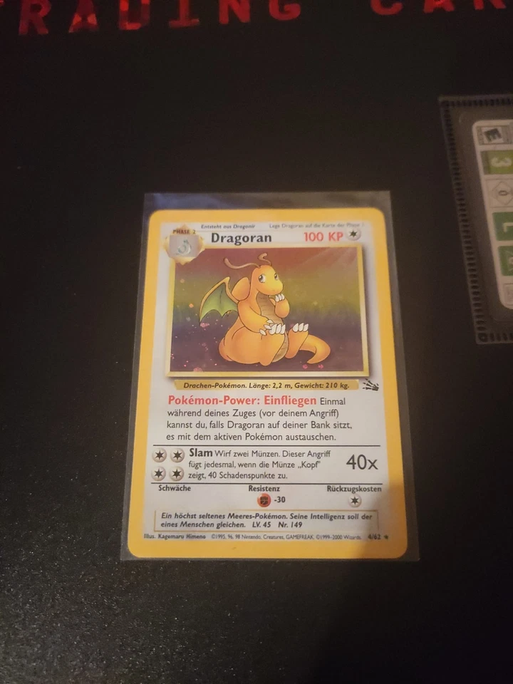 Dragoran Fossil Holo NM mit schönem Swirl - Bild 2 von 4
