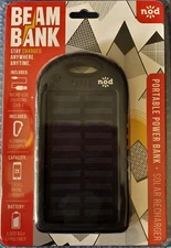 The Beam Bank, Portable Power Bank + Solar Recharger by NOD Products