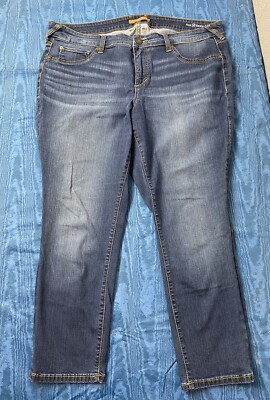 Stitch's Jeans Women's Size 16 Ankle Jean Jeggings Soft Pre-Owned