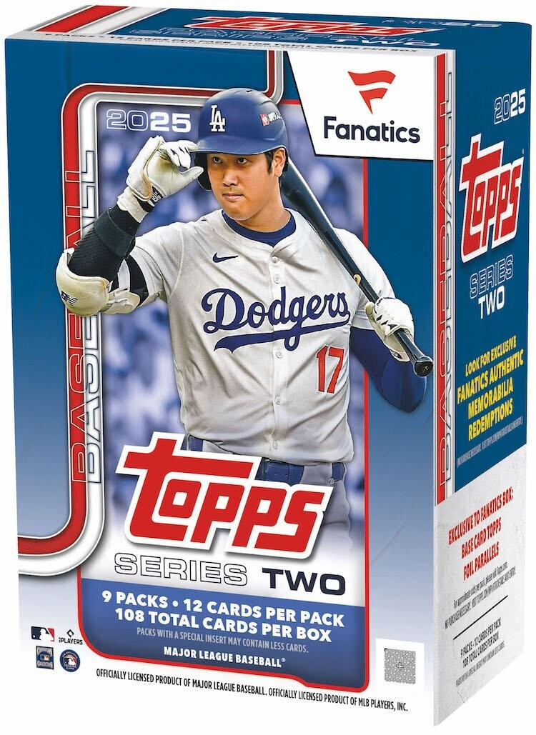 スポーツ選手 2025 Topps Baseball Series 2 Value 2025 TOPPS SERIES 2 FANATICS Exclusive VALUE/BLASTER BOX MLB