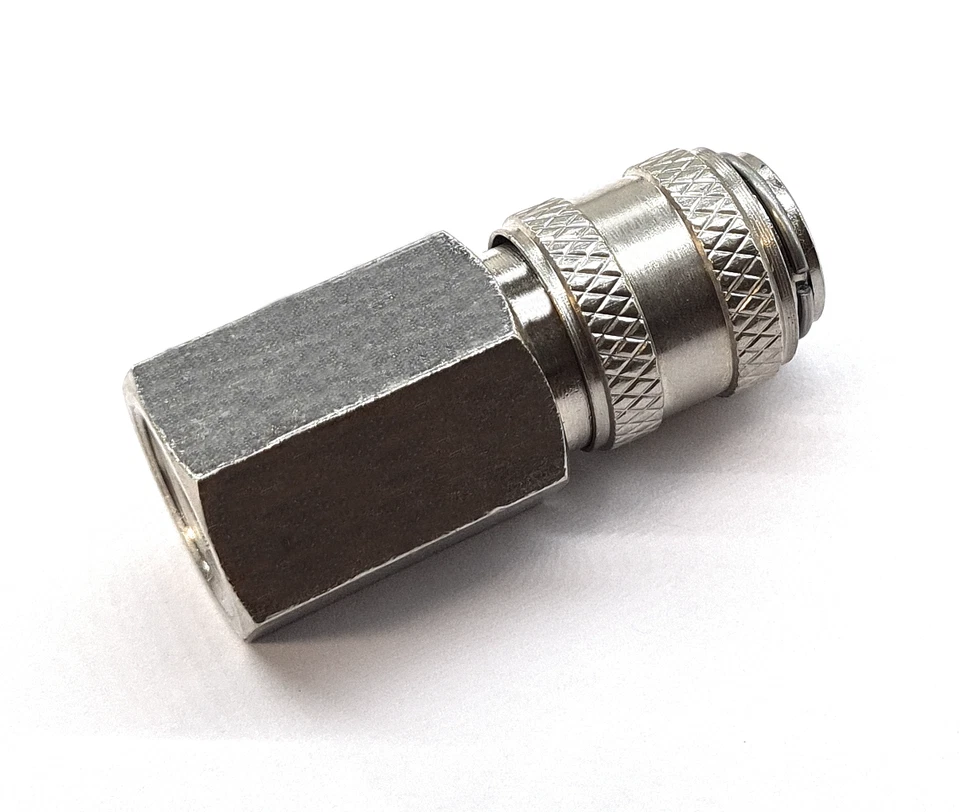 DELTA-P LTD Water Fed Pole Series 21 Female Connector Coupling - 1/8" or 1/4" Thread