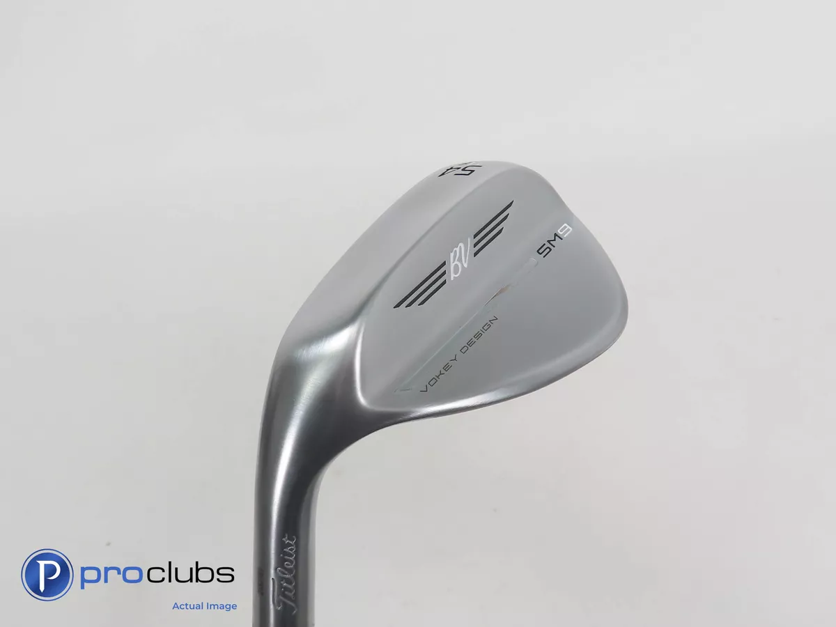 Mint Left Handed Titleist Vokey SM9 54*(14*) Wedge F-Grind - Wedge Flex 346930