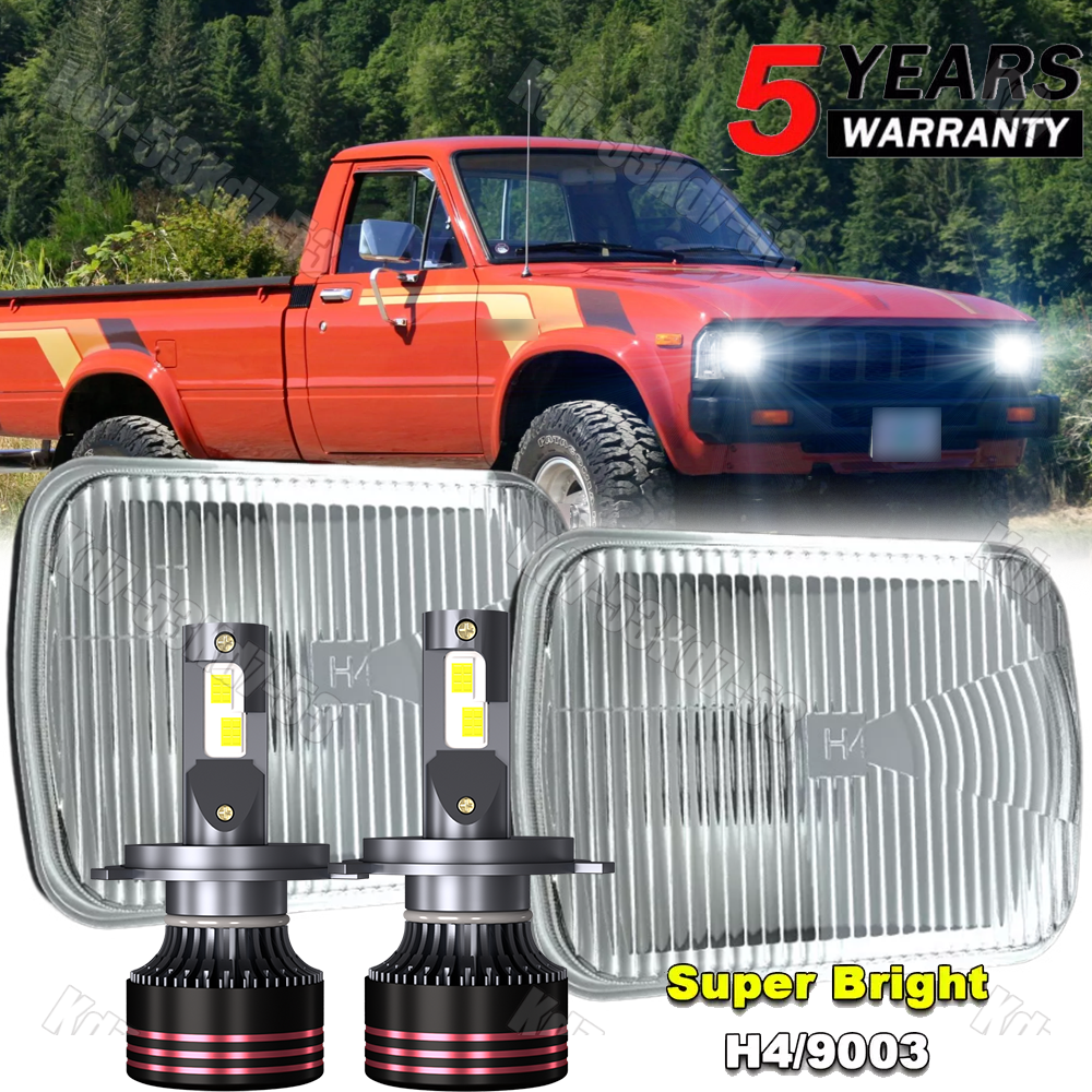 Brightest 5x7 7x6 LED Headlights for Toyota Pickup with DRL Hi Lo Beam