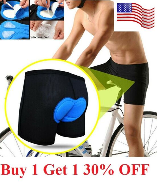 Comfort Mens 3D Padded Underwear Bicycle Road Mountain Bike Cycling Shorts Pants