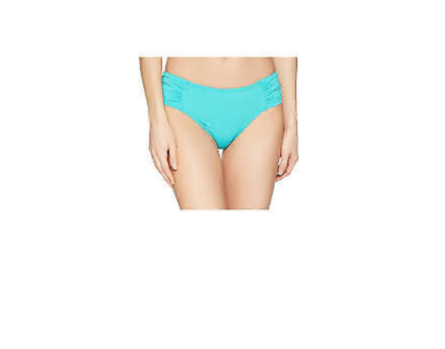 Tommy Bahama Pearl High-Waist Side-Shirred Bikini Bottoms Ming