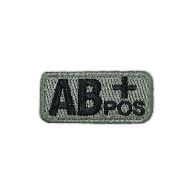 AB+ Blood Type Green with Hook Fastener (each) | eBay