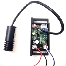 1pc 450nm 80mW Blue Laser Diode Dot Module 12V with Driver Board Φ18*45mm