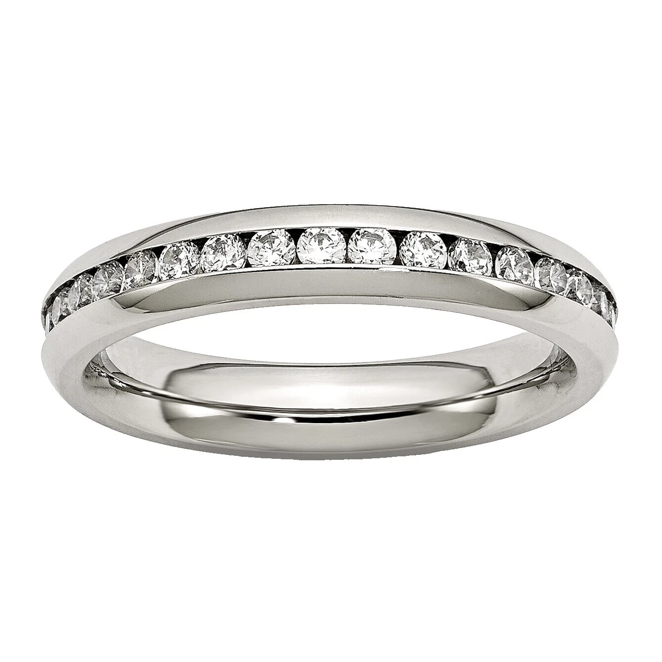 Stainless Steel White Fashion Rings