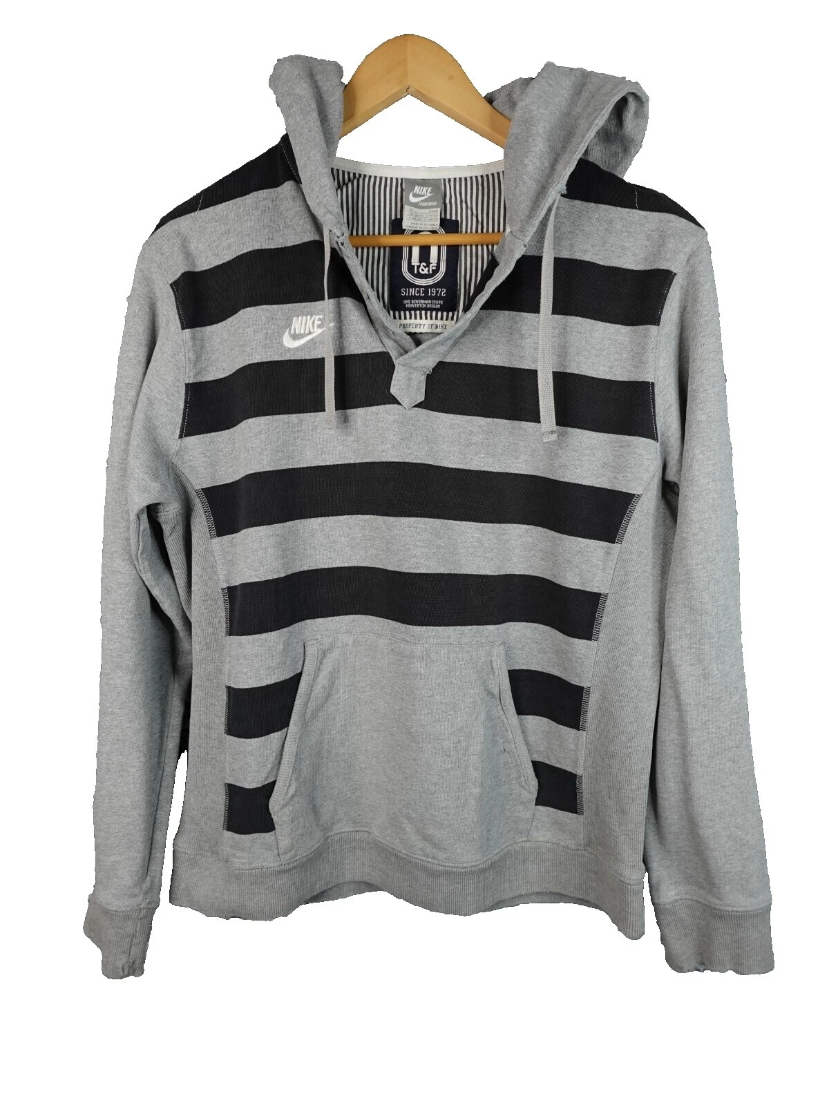 Nike sudaderas de mezcla de algodón a rayas para Mujeres