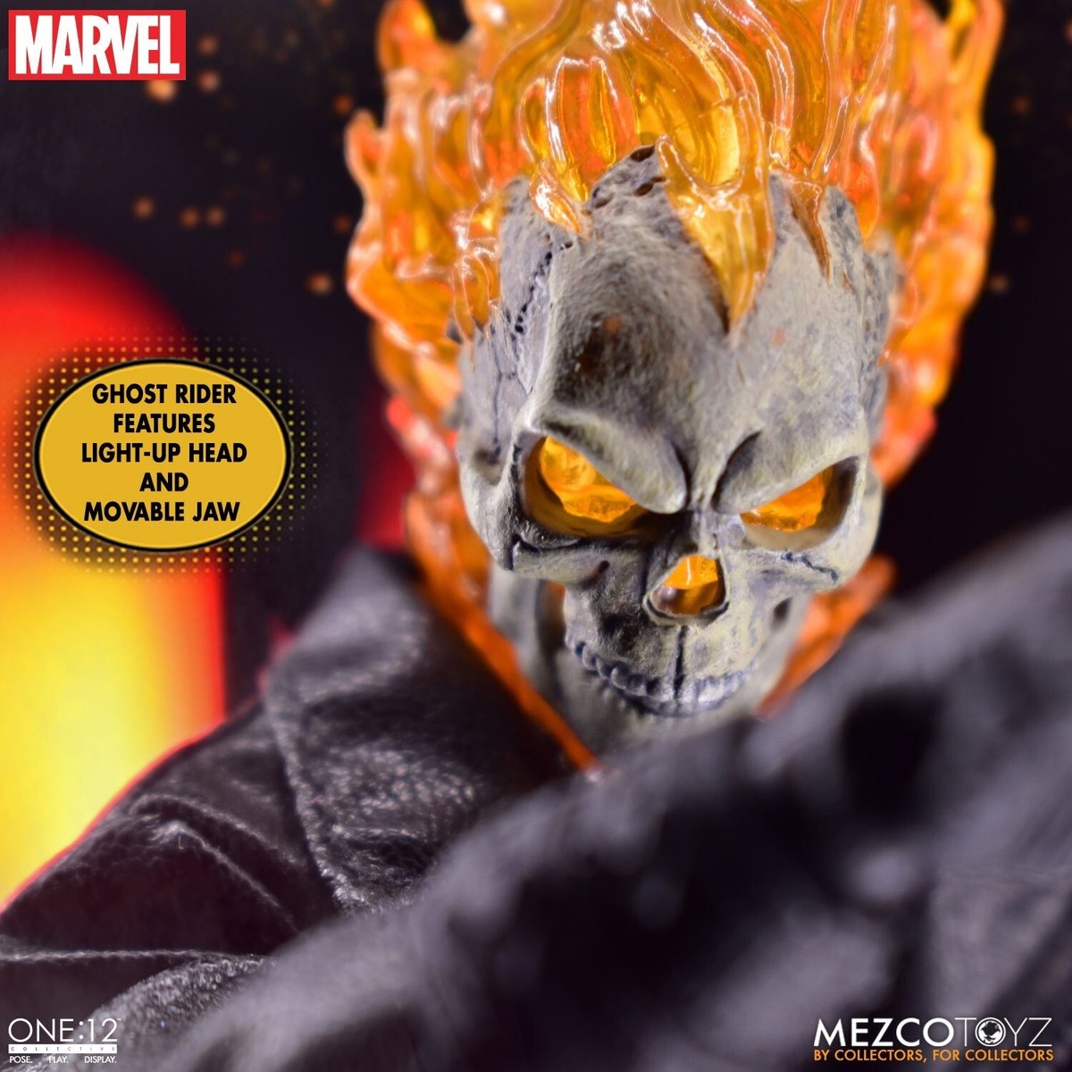 Mezco Toyz 1/12 ゴーストライダー & ヒルバイク メズコトイズ One:12 Collective Ghost Rider & Hell Cycle Set | Mezco Toyz