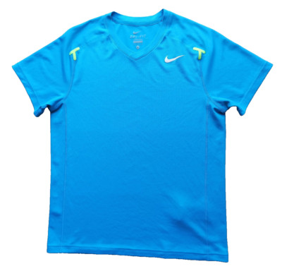 Nike Rafael Nadal 2012 ATP Finals T-Shirt Tennis Shirt blau Rafa ATP M
