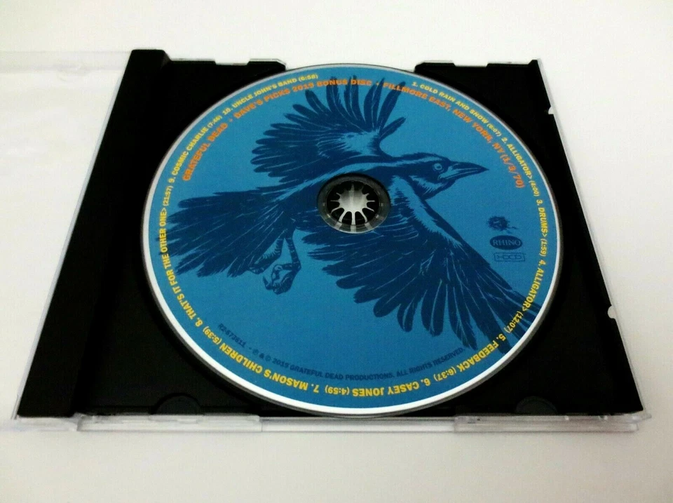 Grateful Dead Dave's Picks 2019 Bonus Disc CD Fillmore East NY 1/3/70 1970 DP 30 - Image 4 of 4