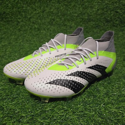 Adidas Predator Accuracy .1 Firm Ground White Soccer Cleat GZ0035 Men's Size 7