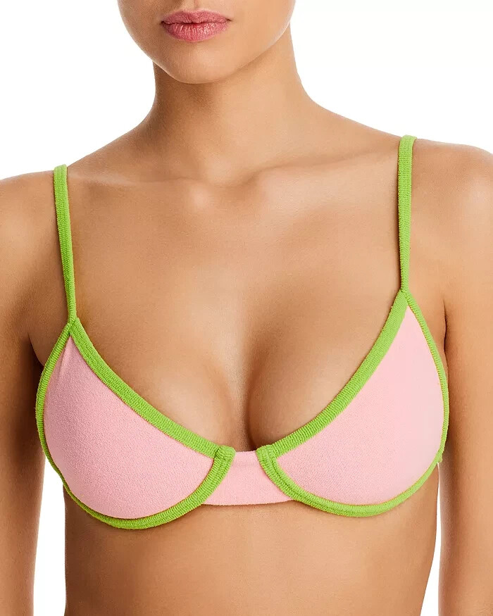 水着・ラッシュガード Frankies bikinis bikini top Paradise Halter Bikini Top - Lily Pad