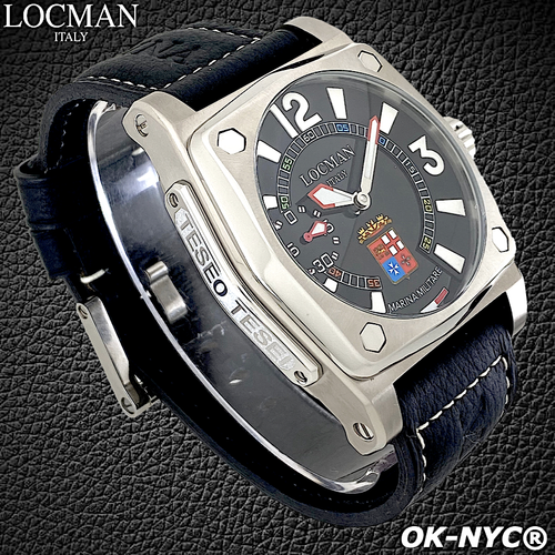LOCMAN Teseo Tesei Marina Militare Ref. 190 Limited Edition Men's XL Watch  53 mm | eBay