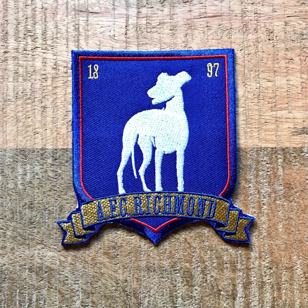 TED LASSO AFC RICHMOND EMBROIDERED PATCH IRON SEW HALLOWEEN DIY PROP COSTUME