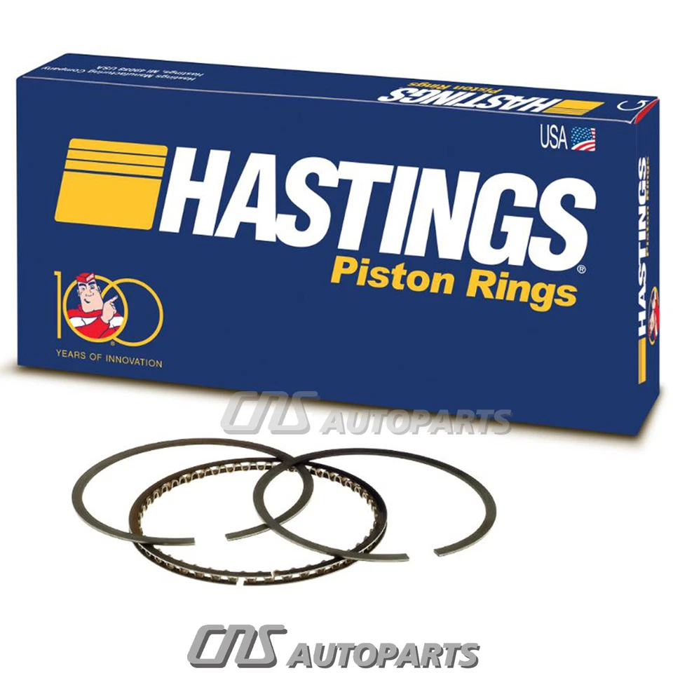 Hastings Piston Rings Fits 98-17 Nissan Altima Frontier Sentra 2.4L 2.5L L4 DOHC Foto 2 de 4