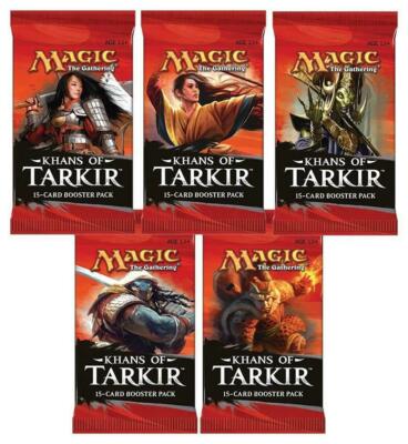 Khans of Tarkir - Sealed Booster Pack (Magic the Gathering Mtg) English NM | eBay Khans of Tarkir - Sealed Booster Pack (Magic the Gathering Mtg) English NM | eBay