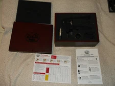 LA VIGNA CORKPULL GIFT SET MODEL 711 WINE ACCESSORIES IN WOODEN BOX NEW UNUSED! 