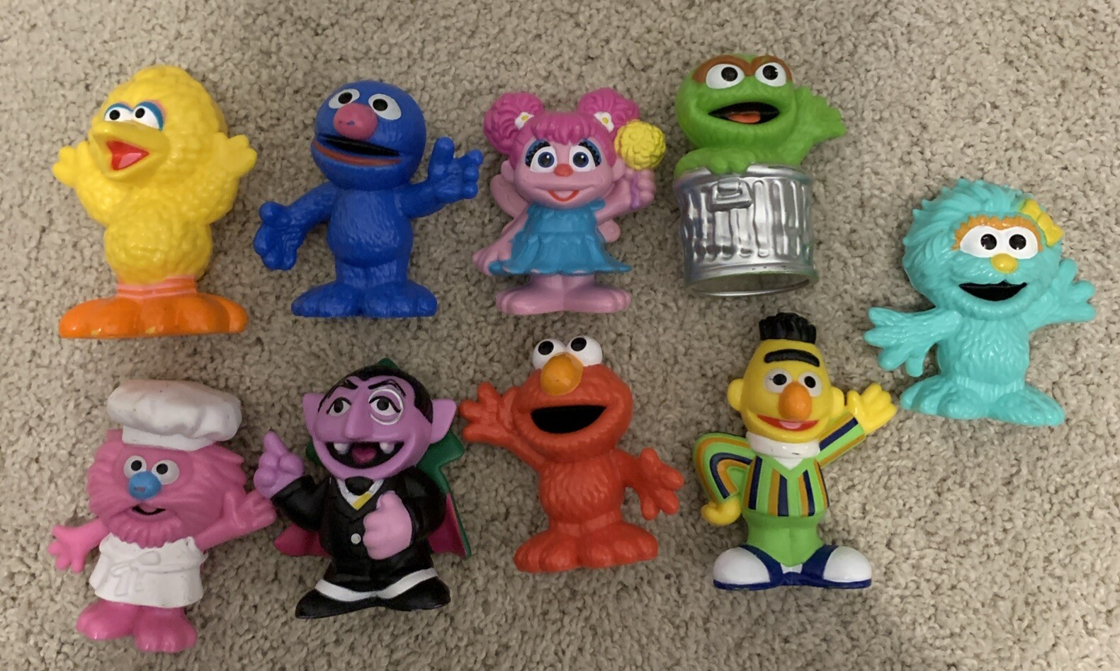 9 Sesame Street Figures Collection from Sesame Workshop 2013-2018