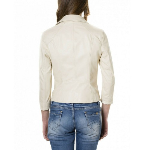 Women's Soft & Smooth Western Real Lambskin Leather Jacket Casual Studded Biker - Picture 2 of 4