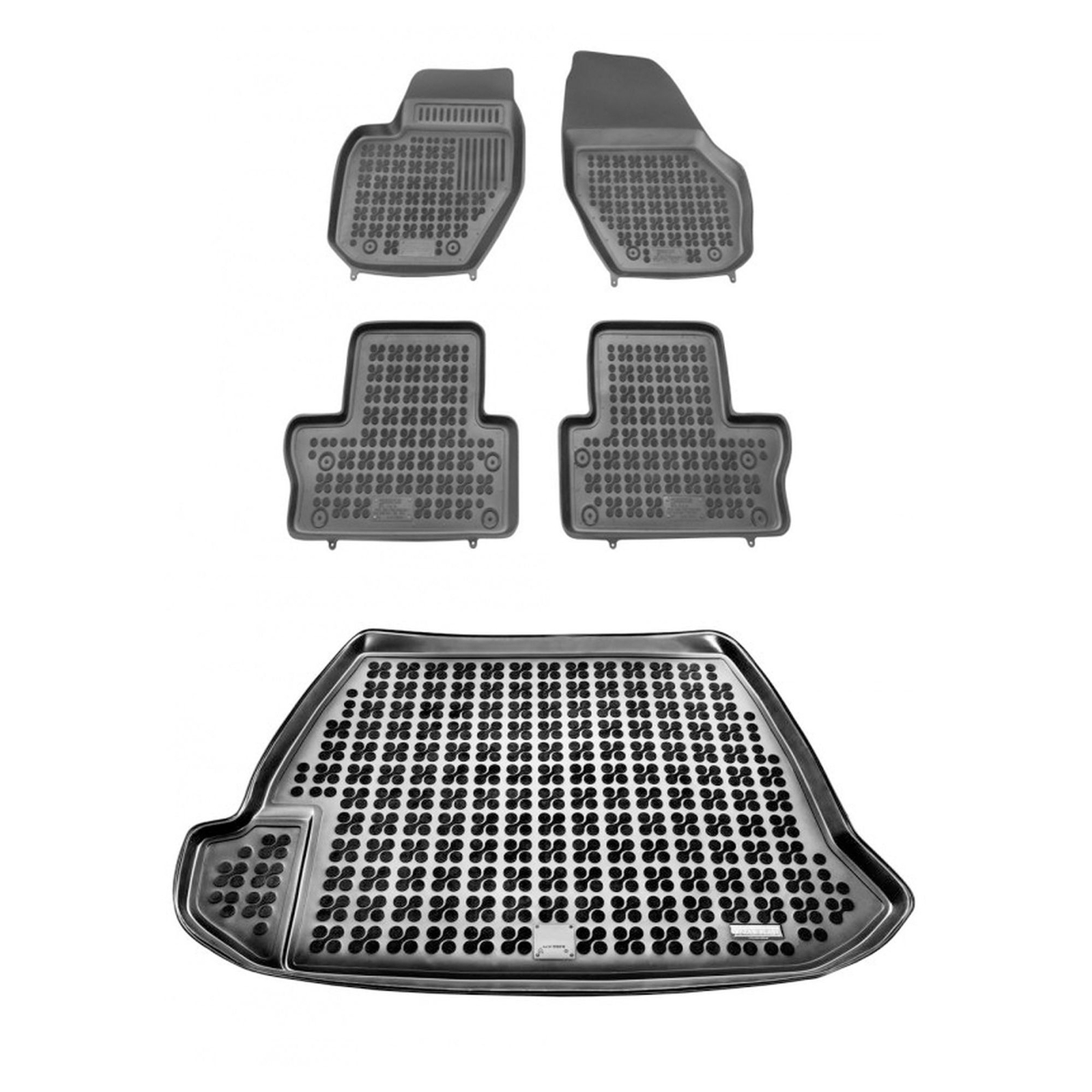 Tapis de sol Volvo S60 II Sedan étanches pour voyages en famille et pluie