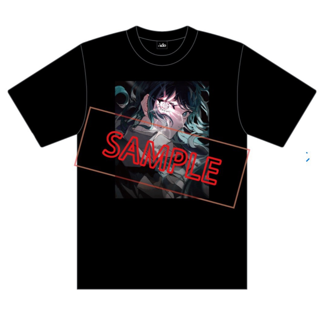 ado hibana ライブTシャツ Ado World Tour 2025 Hibana Tshirt Japan Saitama XXL Black