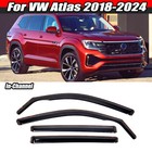 In-Channel For Volkswagen Atlas 18-2024 Wind Deflector Rain Guard Weather Shield (For: Volkswagen)