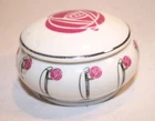 BEAUTIFUL LITTLE CRM STYLE   CERAMIC TRINKET BOX  - Unused