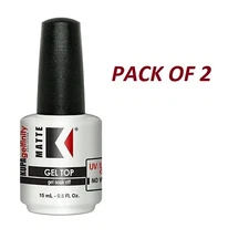 Kupa Gelfinity Gel MATTE Top Coat  .5oz - Pack of 2