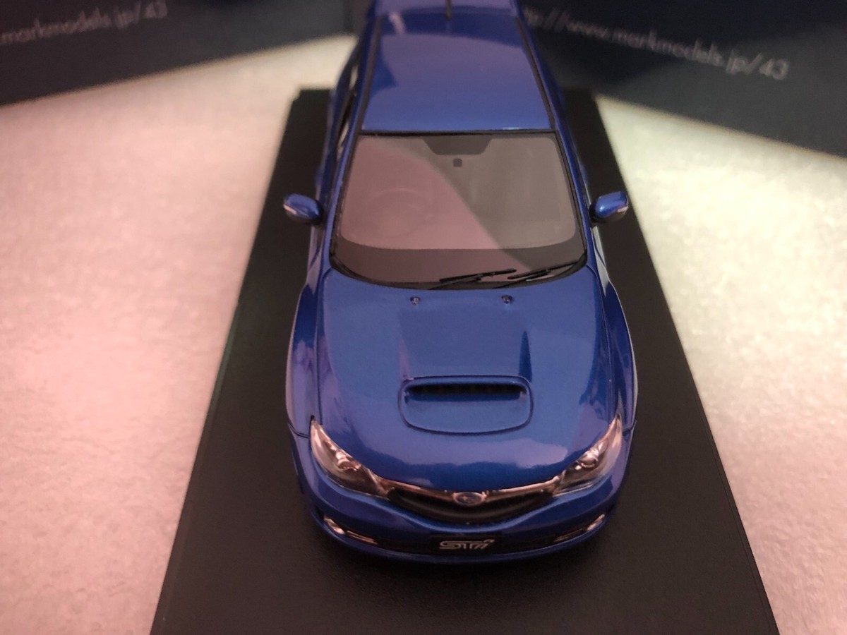MARK43 1/43 Subaru Impreza WRX STI GRB Blue #230 | eBay