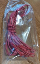 Matassa di cavo rossa 5 MT 28 awg per impiantistica plastici ferroviari 