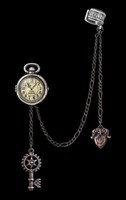 Alchemy Steampunk Ohrstecker - Uncle Alberts Timepiece - Gothic Schmuck