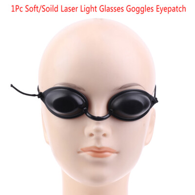 Protective Soft/Solid Eyepatch Laser Light Glasses Safety Goggles IPL Clin*j*