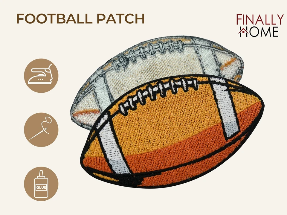 American Football Patch zum Aufbügeln - Sport Ball Aufnäher, NFL Patches - Bild 2 von 4