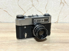 Soviet FED 5B Vintage 35mm Film Camera Lens Industar-61 L/D 2,8/53 ussr Worker