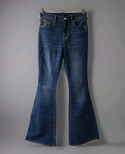 True Religion Charlie High Rise Vintage Flare Blue Jeans Women  s Size 27