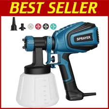 Versatile Paint Sprayer with 4 Nozzles