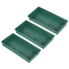 Plastic Design Bowl 3 Pcs 11" Flower Arrangement Base for Centerpiece Decorating