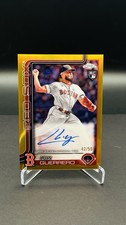 2025 Topps Chrome Gold Refractor Rookie Auto Luis Guerrero Red Sox #RA-LGU /50