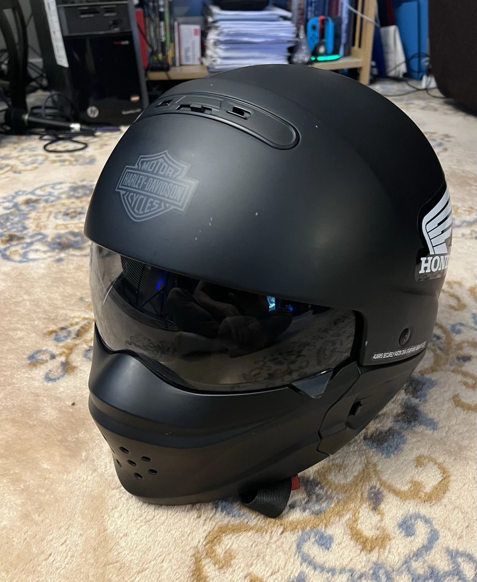 Harley-Davidson Black Motorcycle & Powersports Helmets for sale | eBay