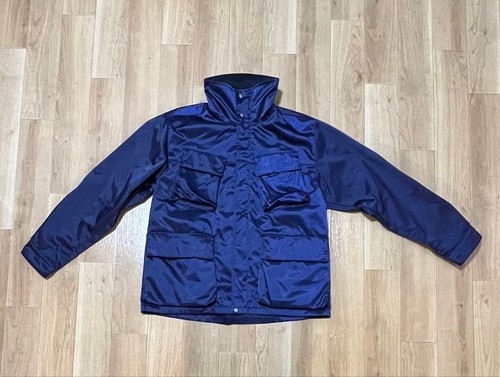Vintage 90s 00s US Army Jungle Fatigue Style Jacket Polyester Blue XL Authentic