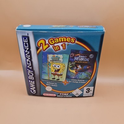GameBoy Advance 2in1: Spongebob: Schlacht um Bikini Bottom + Jimmy Neutron 