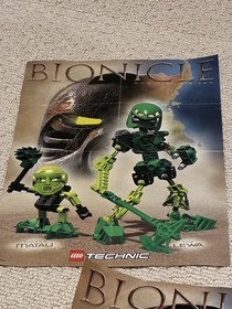 LEGO BIONICLE Instruction Manual Lot + Posters 8566 8572 8589 8568 