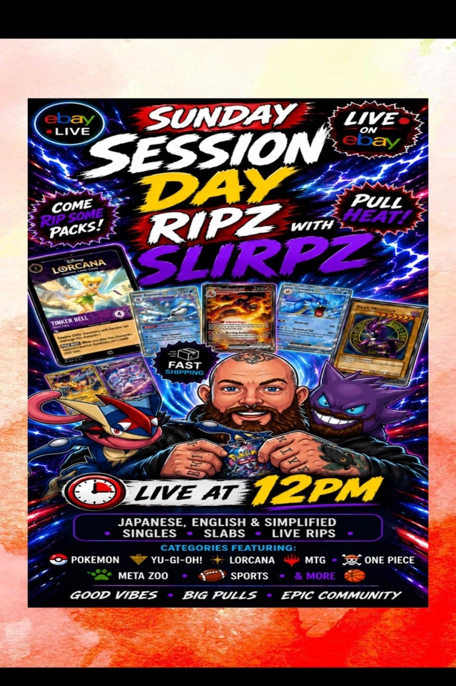 $1 STARTS! / POKEMON / ONE PIECE / YU-GI-OH / MTG / LORCANA and SPORTS