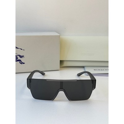 Burberry BE4291 421387 Shield Sunglasses - Matte Grey / Dark Grey Burberry BE4291 421387-38 Transparent Matte Grey / Dark Grey  main image 2