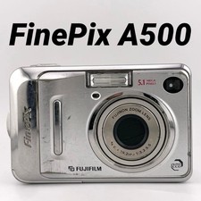 FUJIFILM FinePix A500 Compact Digital Camera Silver Tested Condition