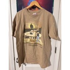 Chase Authentics National Guard Warrior Team Graphic T Shirt Mens XL Tan