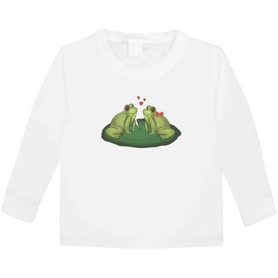 ''Frogs In Love'' Kinder / Kinder Langarm T-Shirts Baumwolle (KL040346)