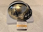 DREW BREES Signed Autographed Mini Helmet COA New Orleans Saints